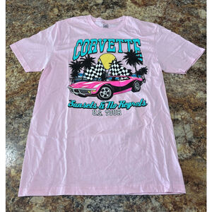 Pink GM Corvette “Sunsets & No Regrets” Graphic Tee
